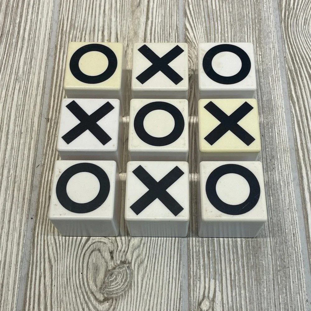 Target Tic-Tac-Toe Gold Wood Decorative Board Game Coffee Table Decor 081080892